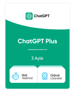 ChatGPT Plus – 3 Aylık