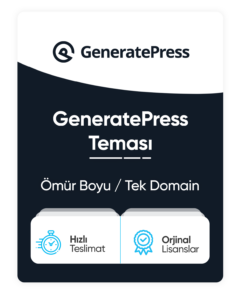 GeneratePress Pro WP Teması